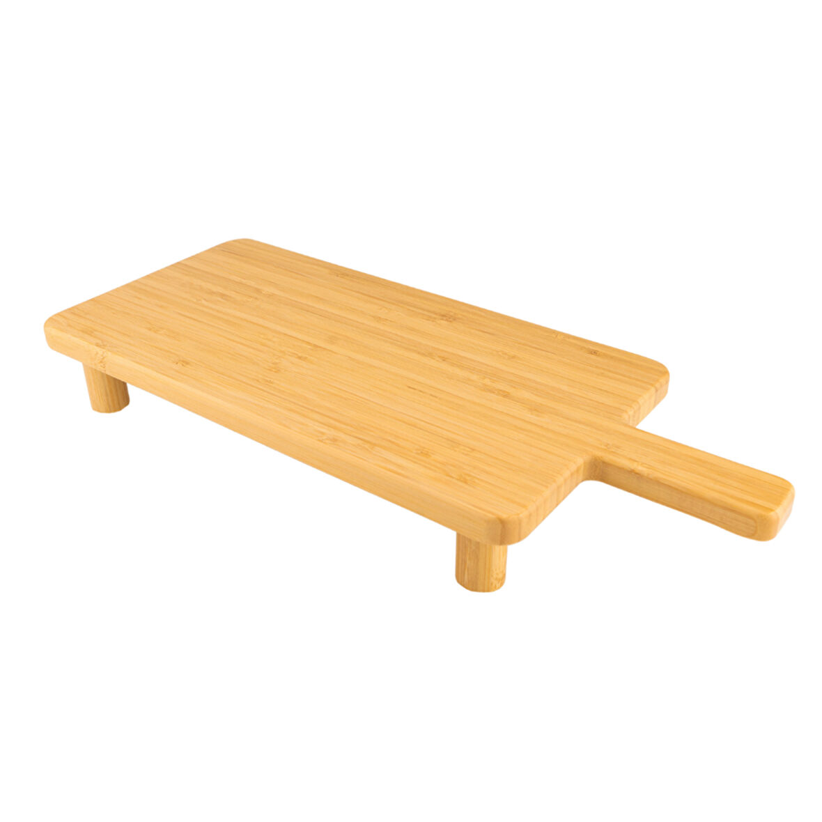 Bambum Mogni Ayaklı Sunum Tepsisi 30x14 cm