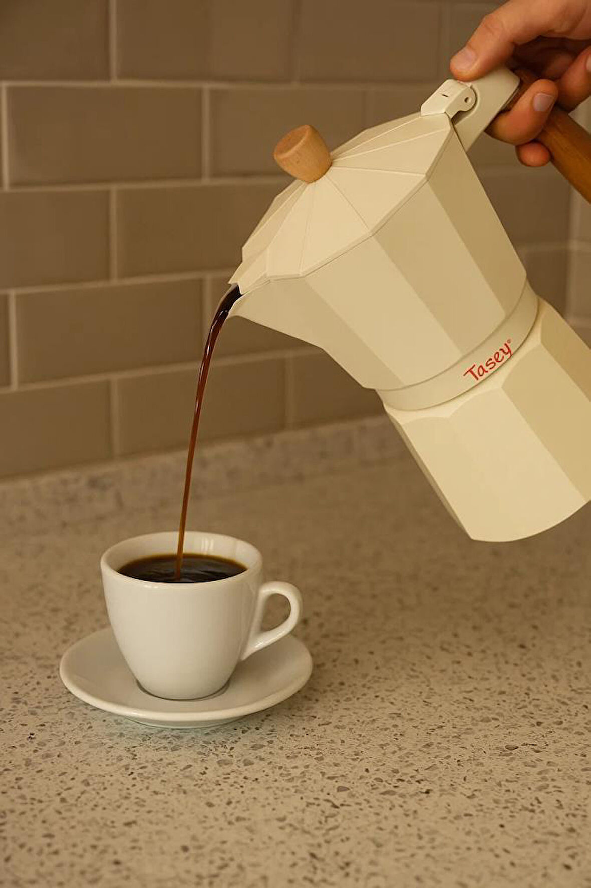 Bambum Garen - Moka Pot 6 Fincan Bej