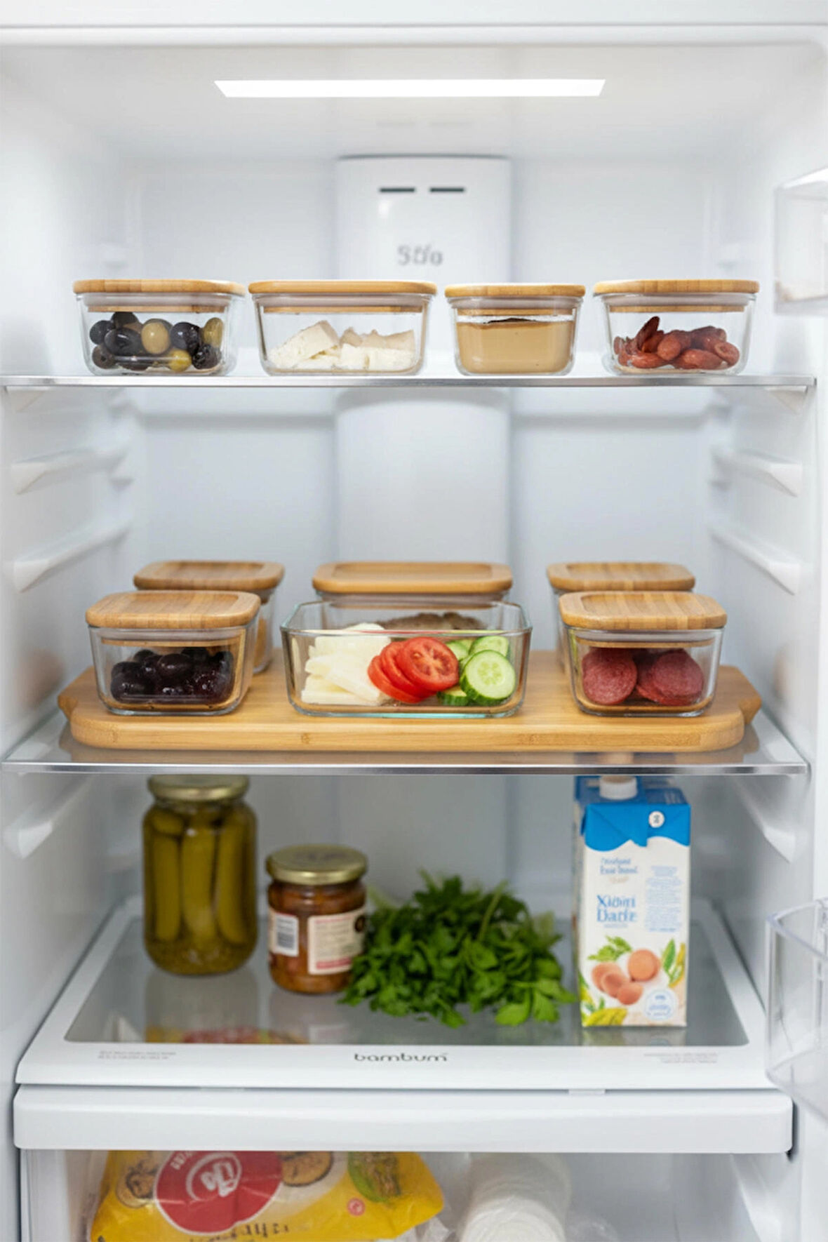 Bambum Enzo - 13 Parça Cam Kahvaltılık