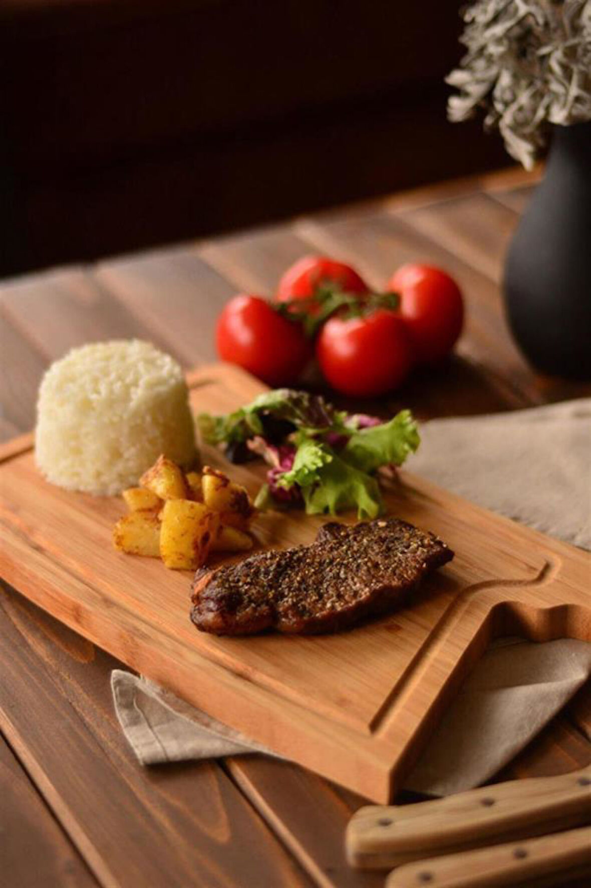 Bambum Chopper - Kesme & Steak Tahtası