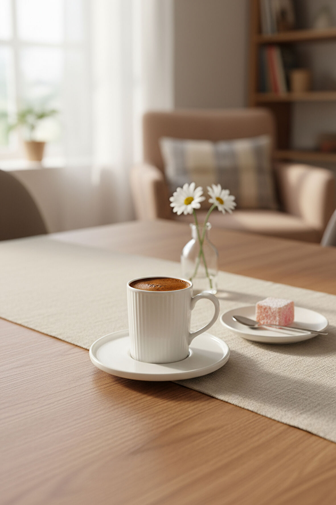 Bernardo Cello - 6 Kişilik Fincan Takımı Altın