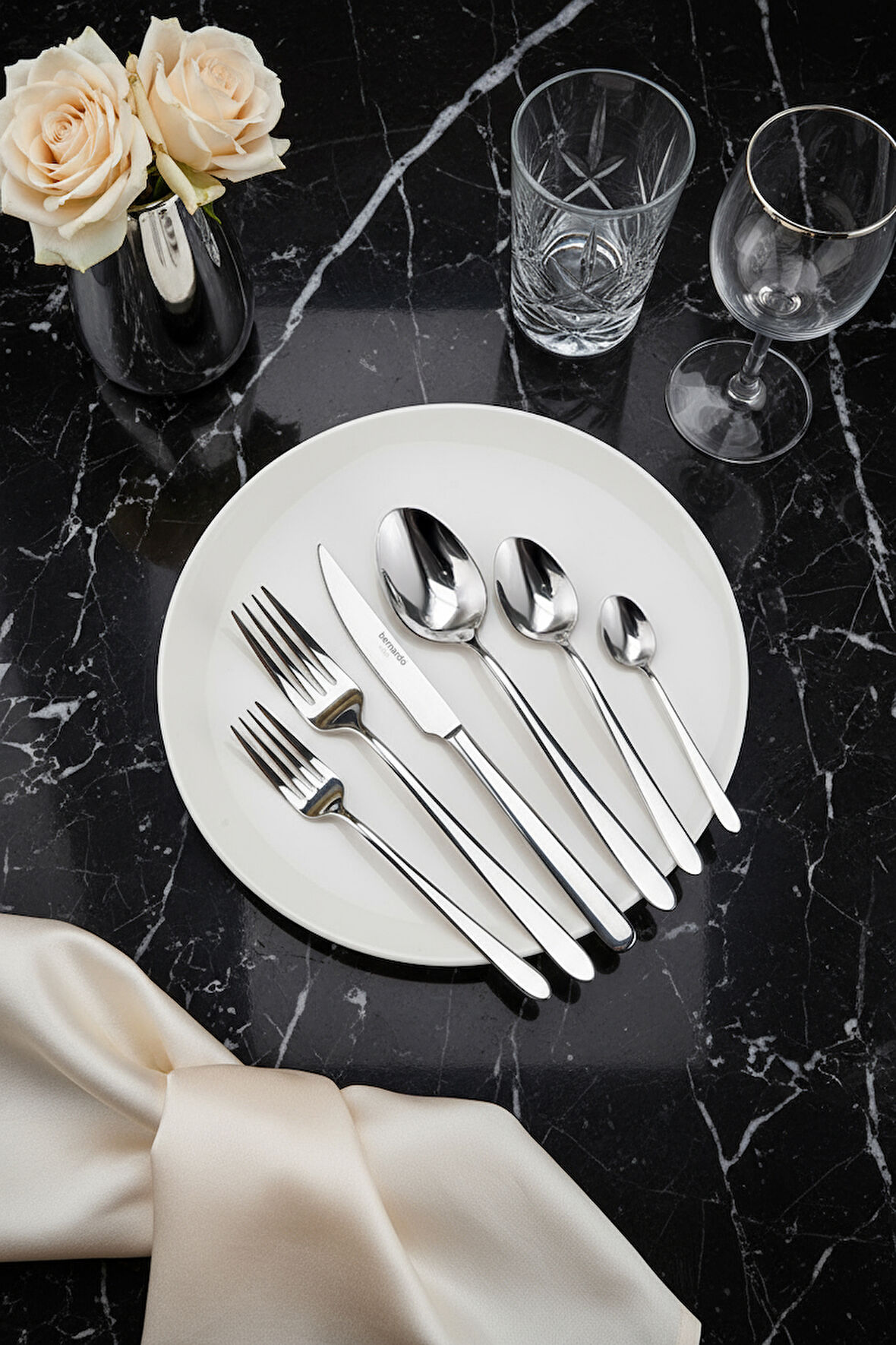 Bernardo Glare 36 Parça 6 Kişilik Çatal Kaşık Bıçak Takımı