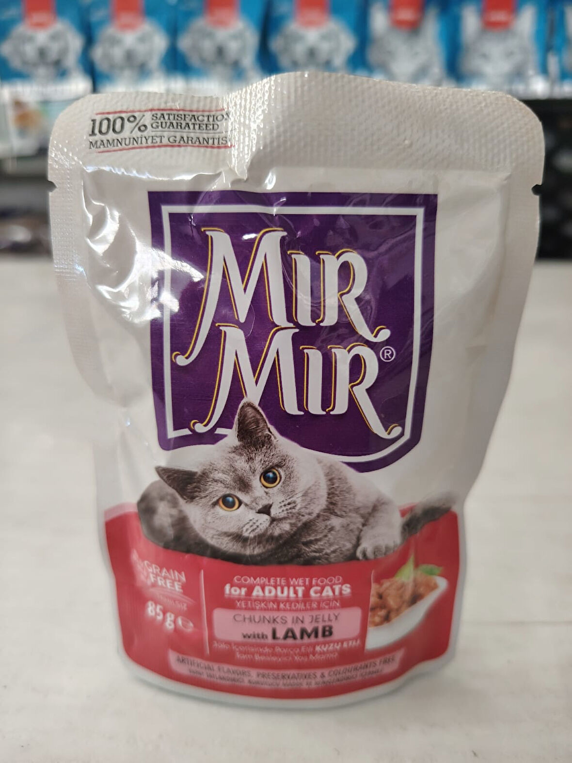 MIR MIR JÖLE İÇERİSİNDE PARÇA ETLİ KUZU ETLİ85 GR 24 ADET