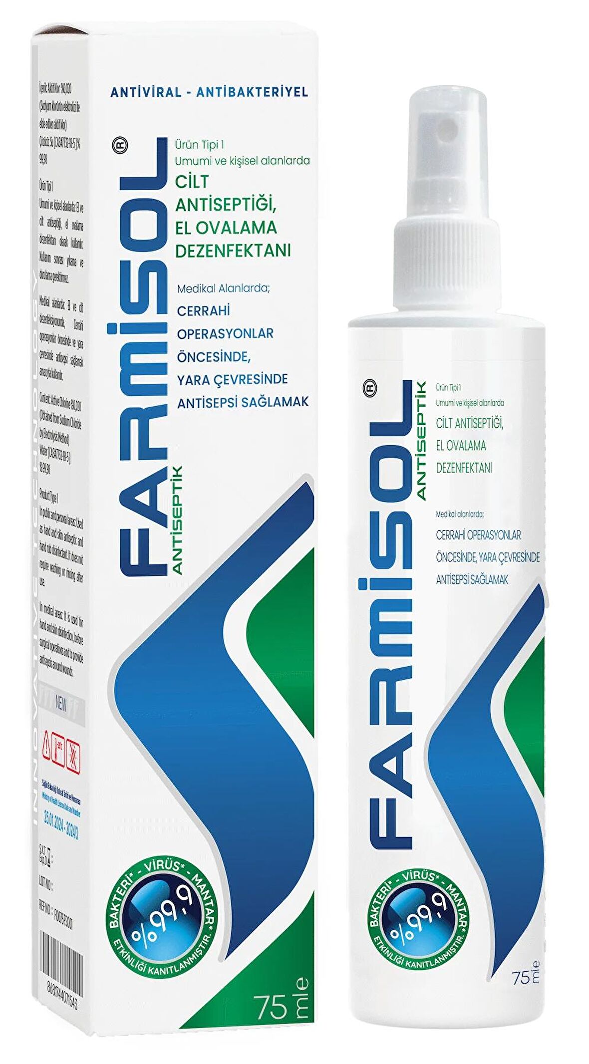 Farmisol Antiseptik Solüsyon 75 ml