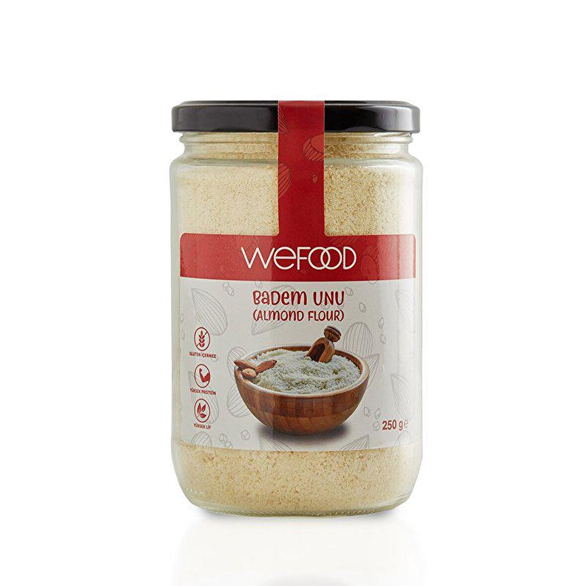 Wefood Glutensiz Badem Unu 250 gr