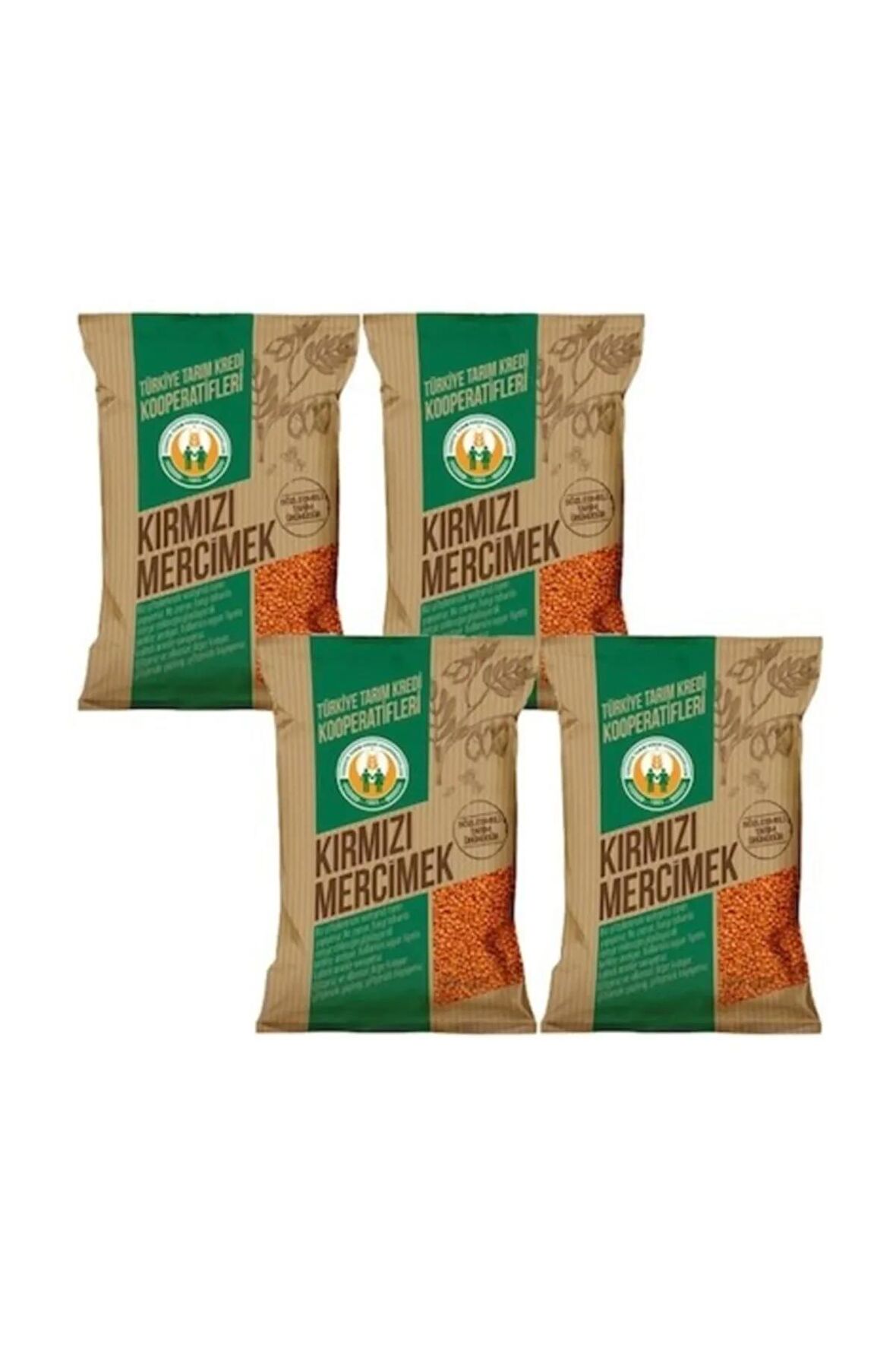 Tarım Kredi Kırmızı Mercimek 2500 Gr X 4 Paket = 10 Kg
