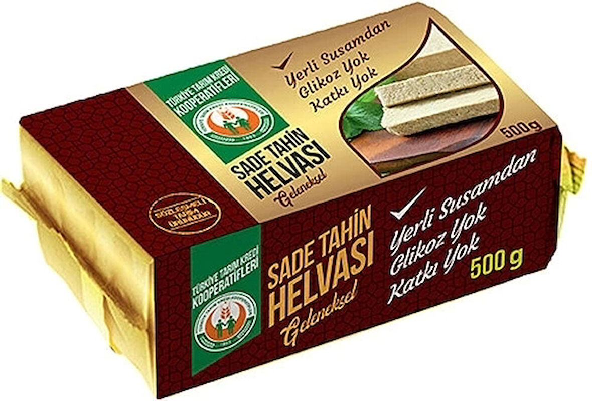 Tarım Kredi Birlik Sade 500 gr Tahin Helvası