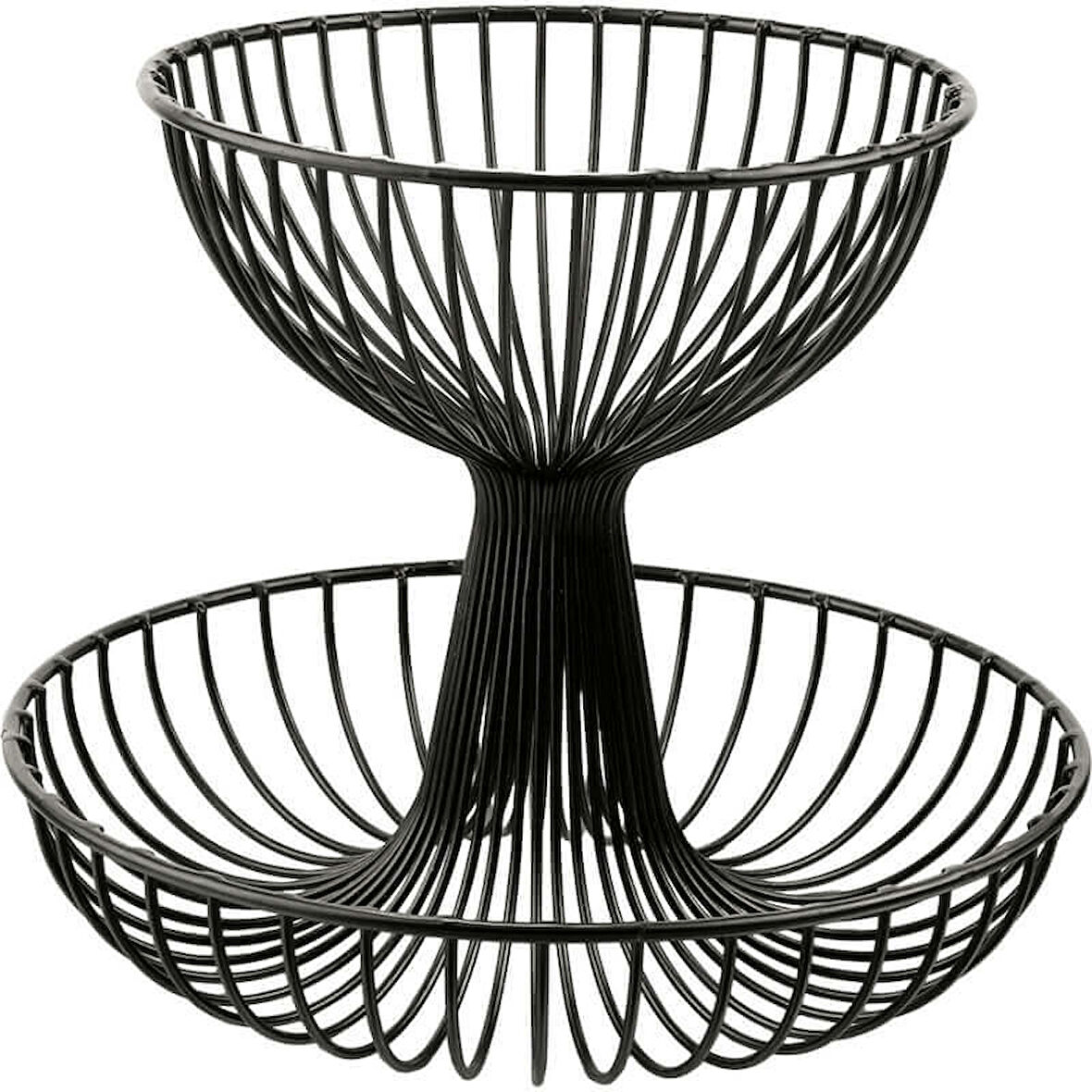 Altınbaşak 30*25 Cm İki Katlı Meyve Ve Ekmek Sepeti (A 028 01)