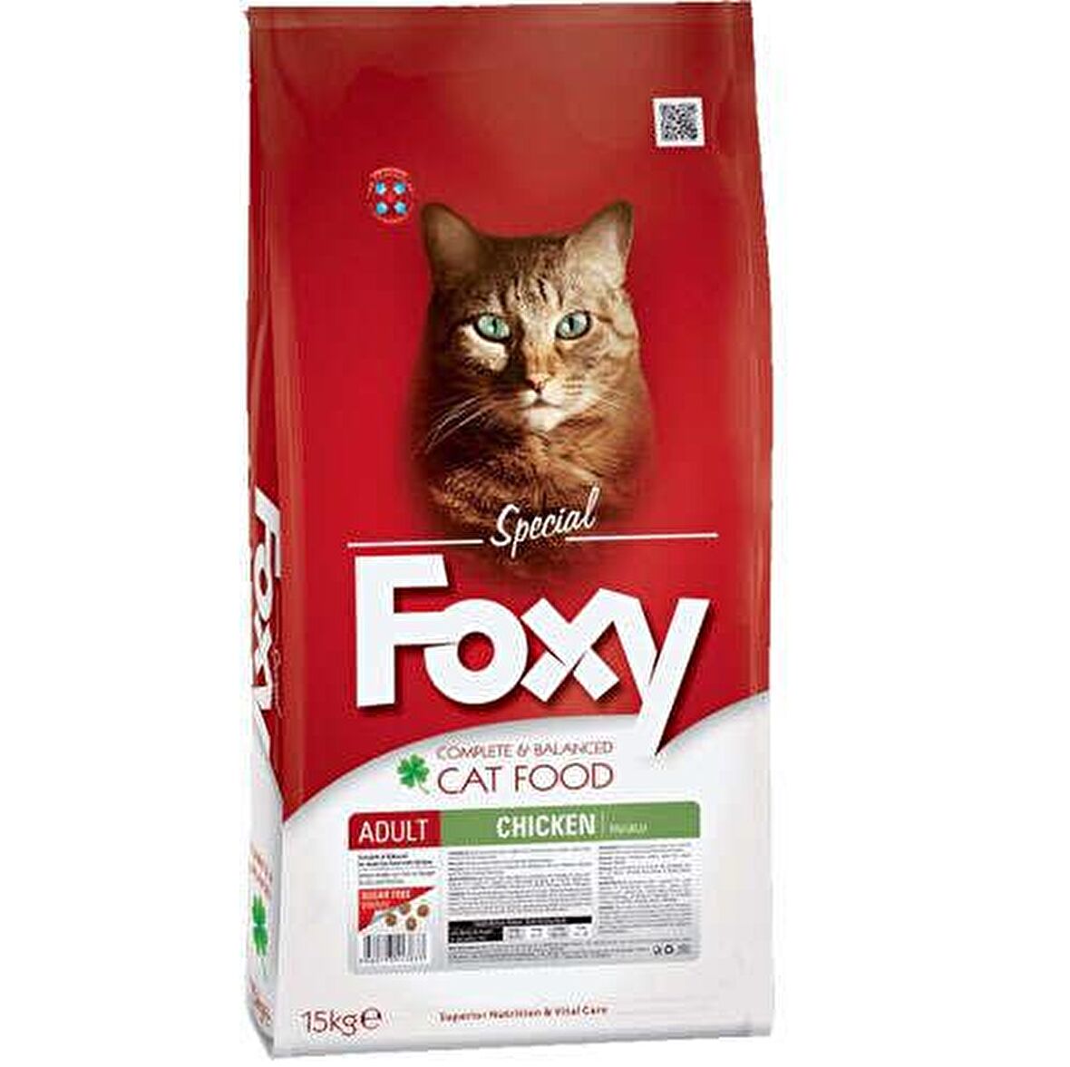 Foxy 30/15 Tavuk Etli Yetişkin Kedi Maması 15 Kg