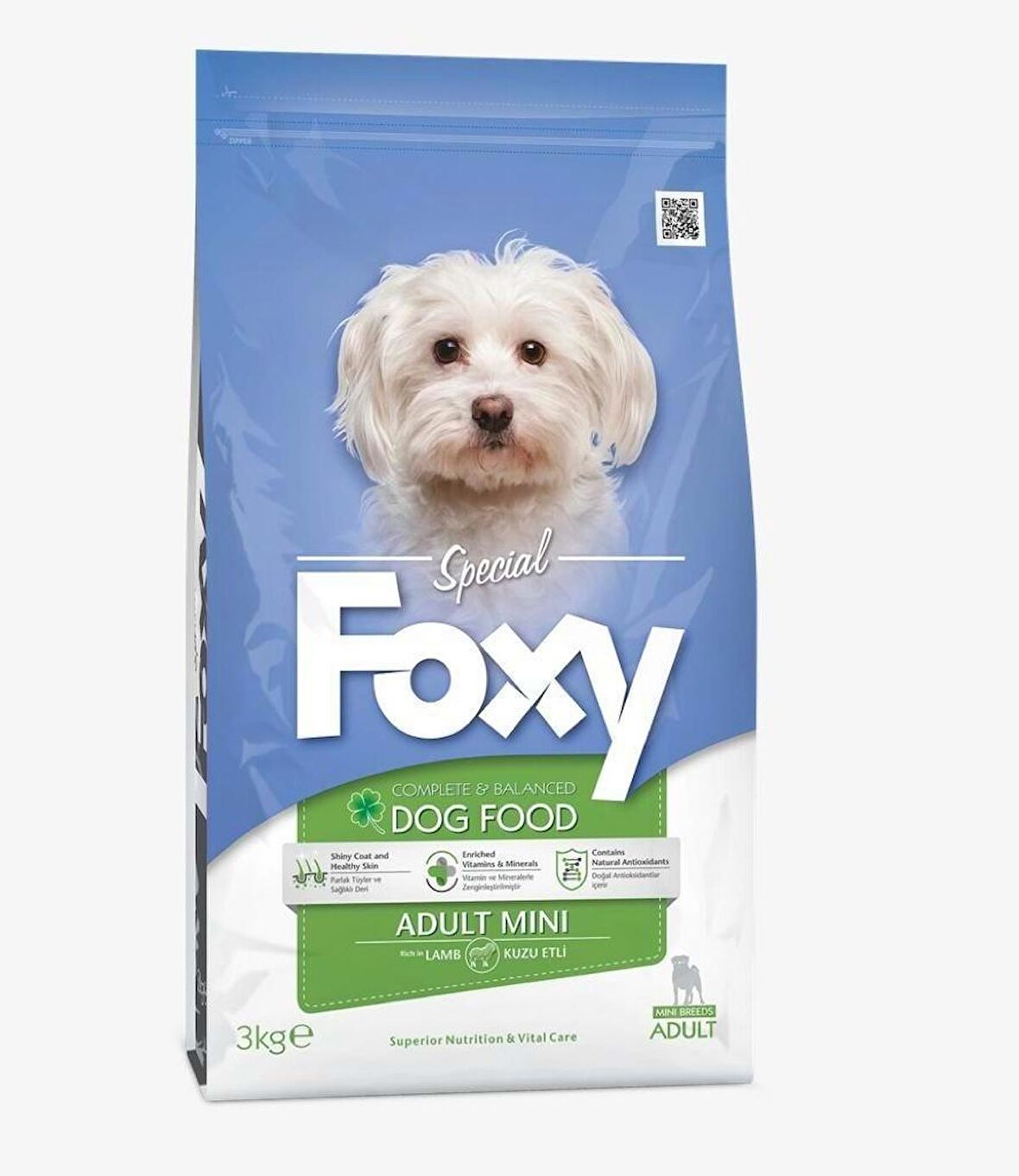 Foxy 25/16 Small Mini Kuzu Etli Küçük Irk Köpek Maması 3 Kg