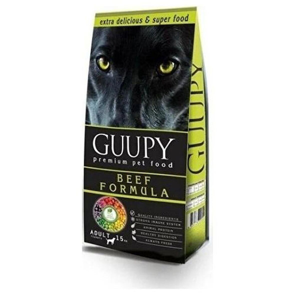 Guupy Biftekli Yetişkin Köpek Maması 15kg