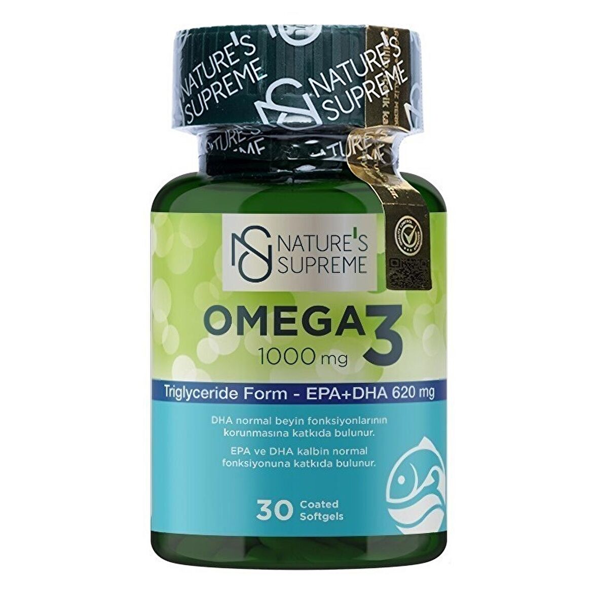 Nature's Supreme Omega 3 1000 Mg 30 Kapsül - AROMASIZ