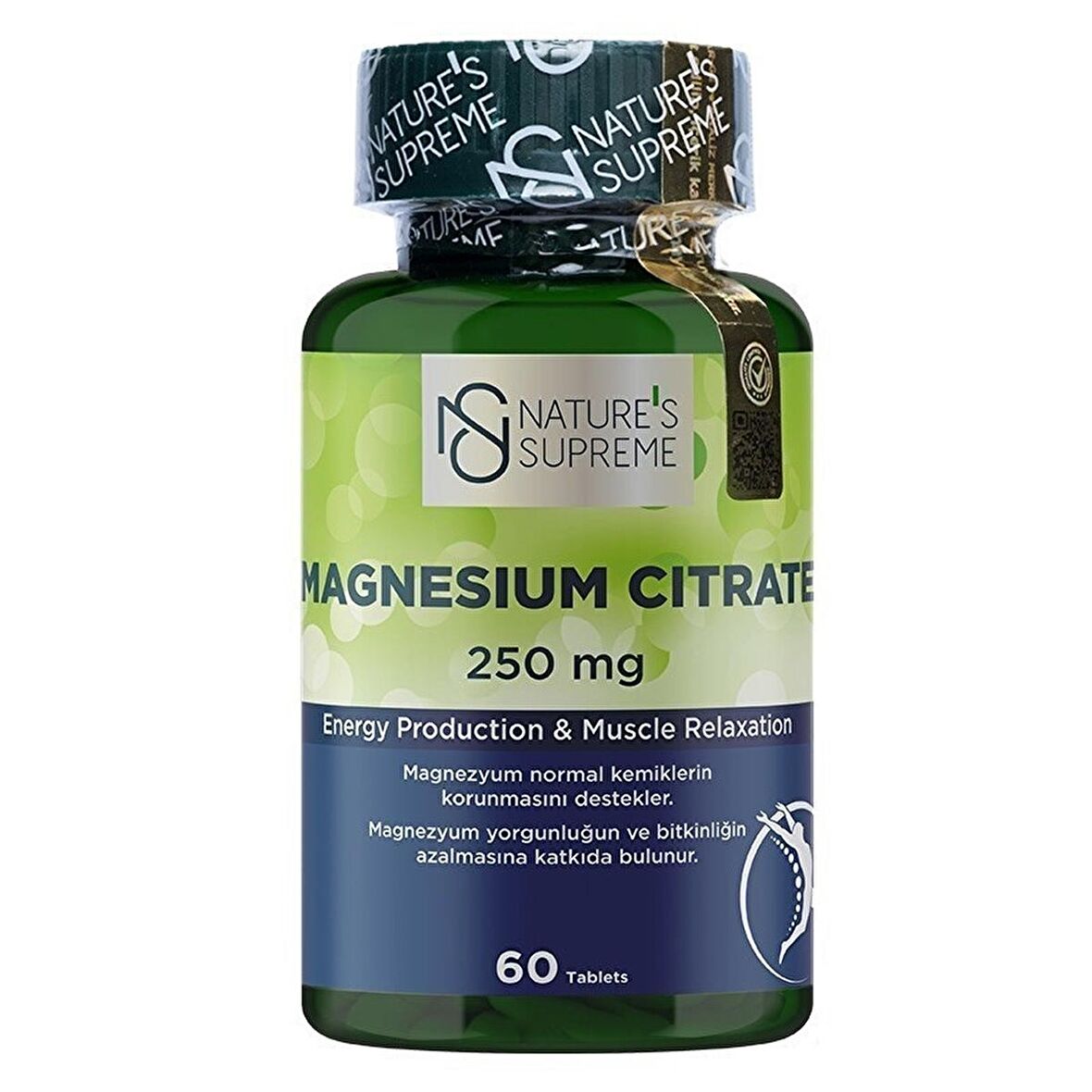 Magnesium Citrate 250 Mg 60 Tablet - AROMASIZ