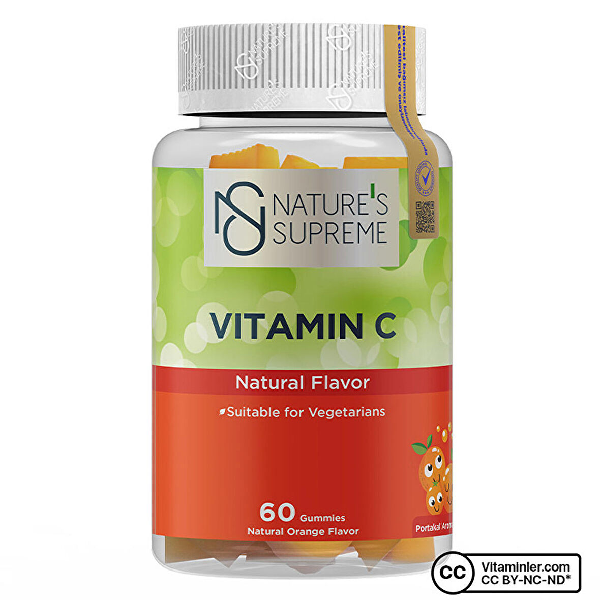 Gummies Vitamin C 60 Çiğnenebilir Form - PORTAKAL