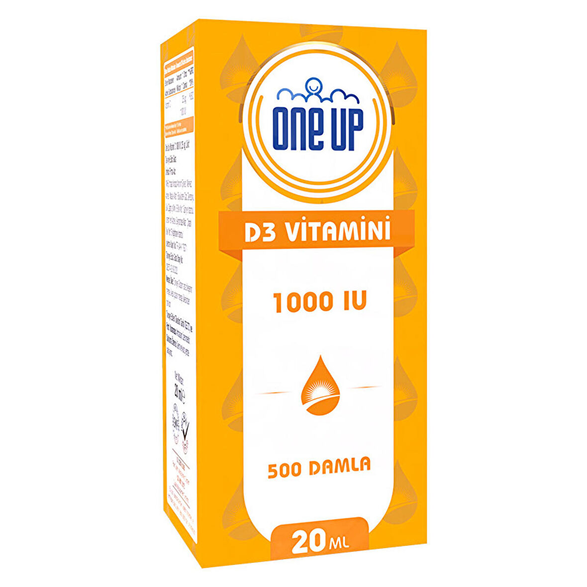 One Up D3 Vitamini 1000 IU 20 mL Damla - AROMASIZ