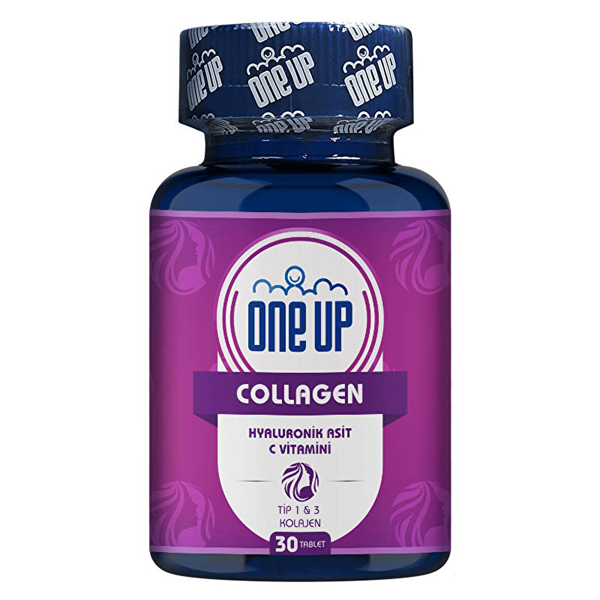 One Up Collagen Hyaluronic Acid 30 Tablet - AROMASIZ