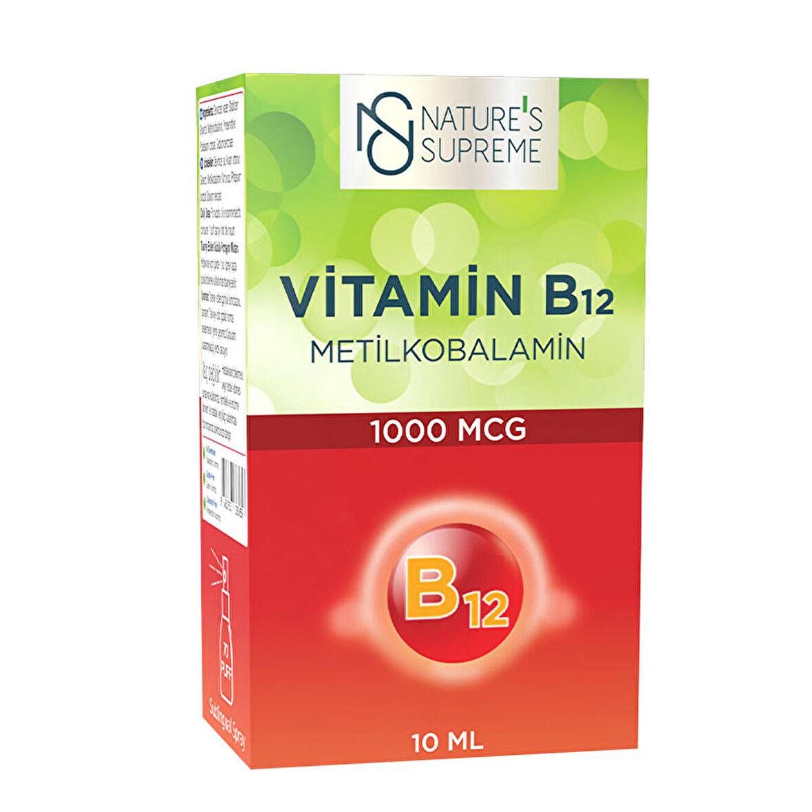 Vitamin B12 1000 Mcg Methylcobalamin 10 mL Sprey - AROMASIZ