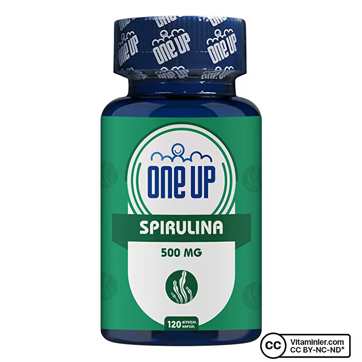 One Up Spirulina 500 Mg 120 Kapsül - AROMASIZ