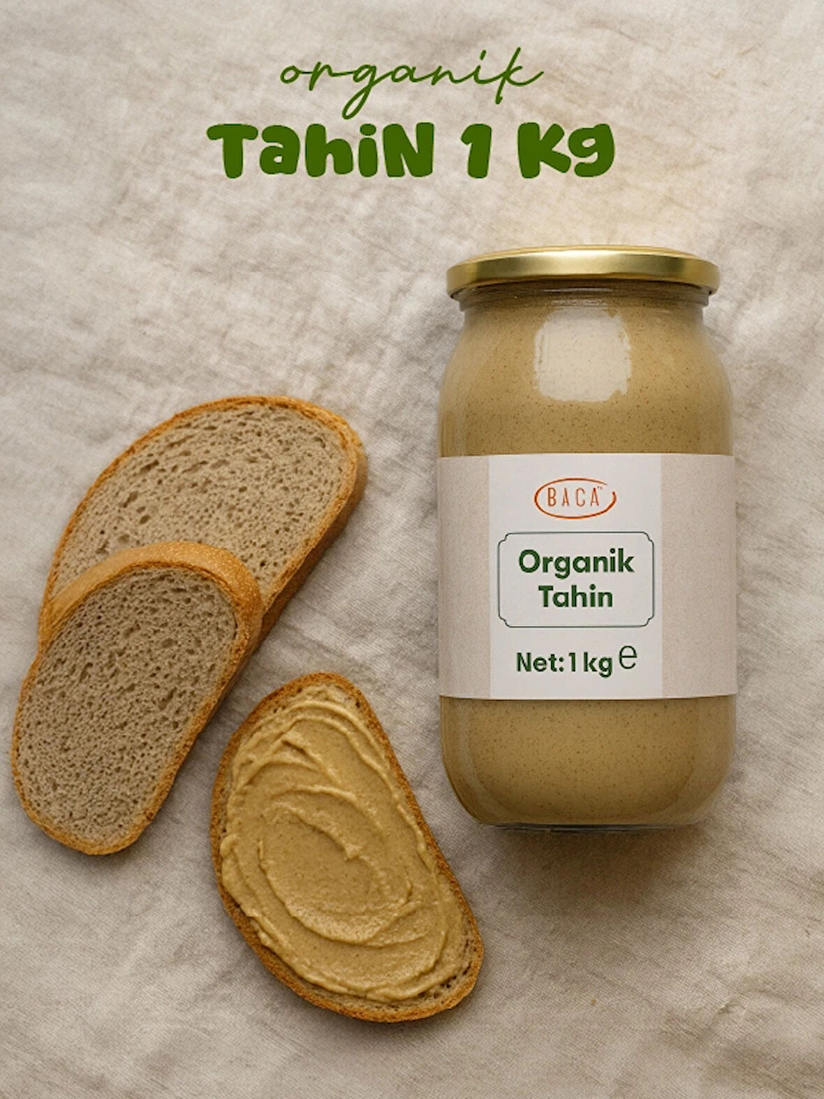 Organik Çiğ Tahin - 1 Kg