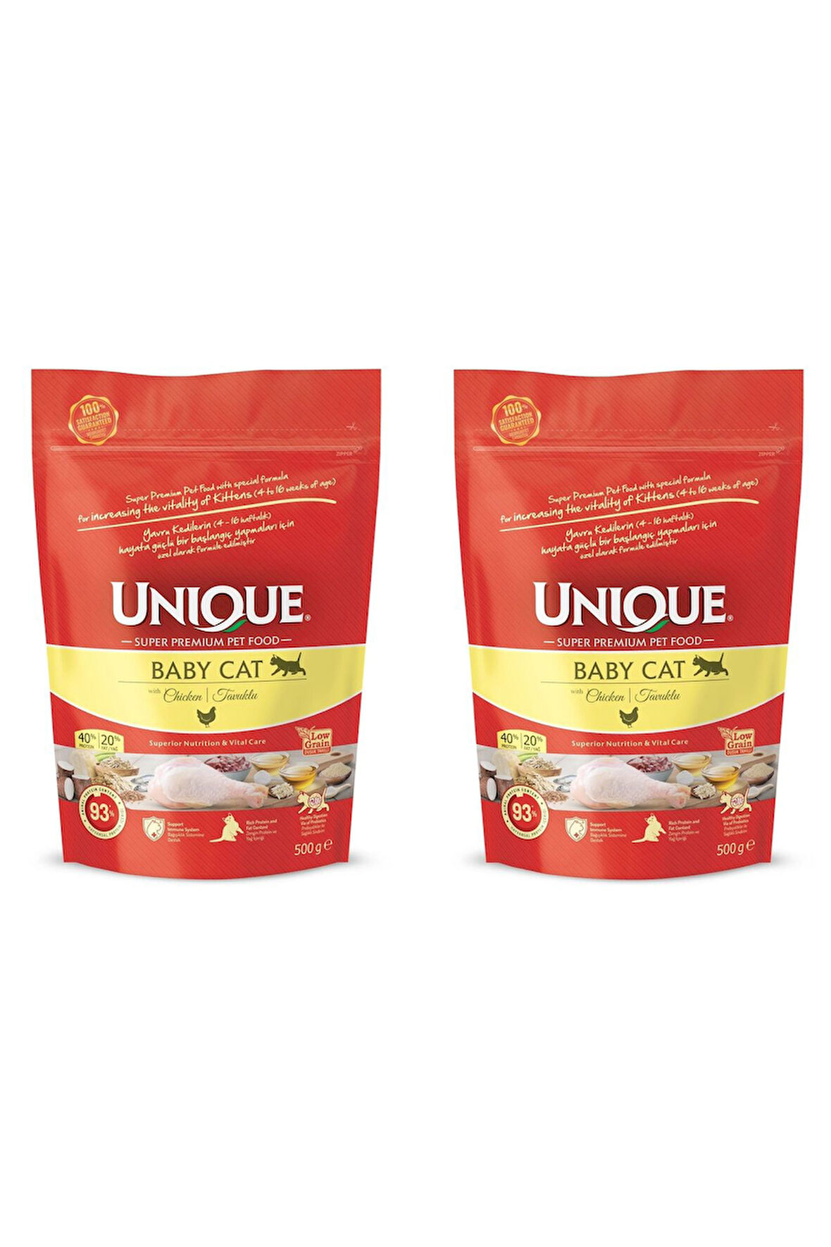 2'li Baby Cat Yavru Kedi Maması Tavuklu (500gr x2)