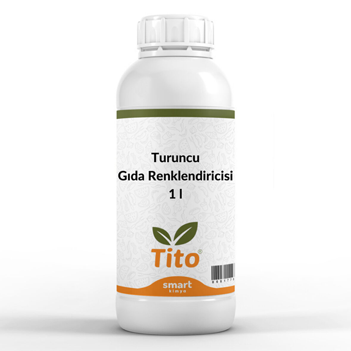 Turuncu Gıda Renklendiricisi Sıvı Suda Çözünür E110 1 litre