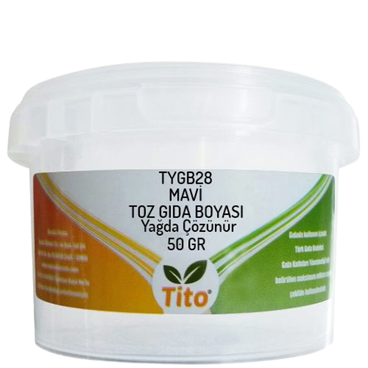 Mavi Gıda Renklendiricisi Toz Yağda Çözünür E133 50 g