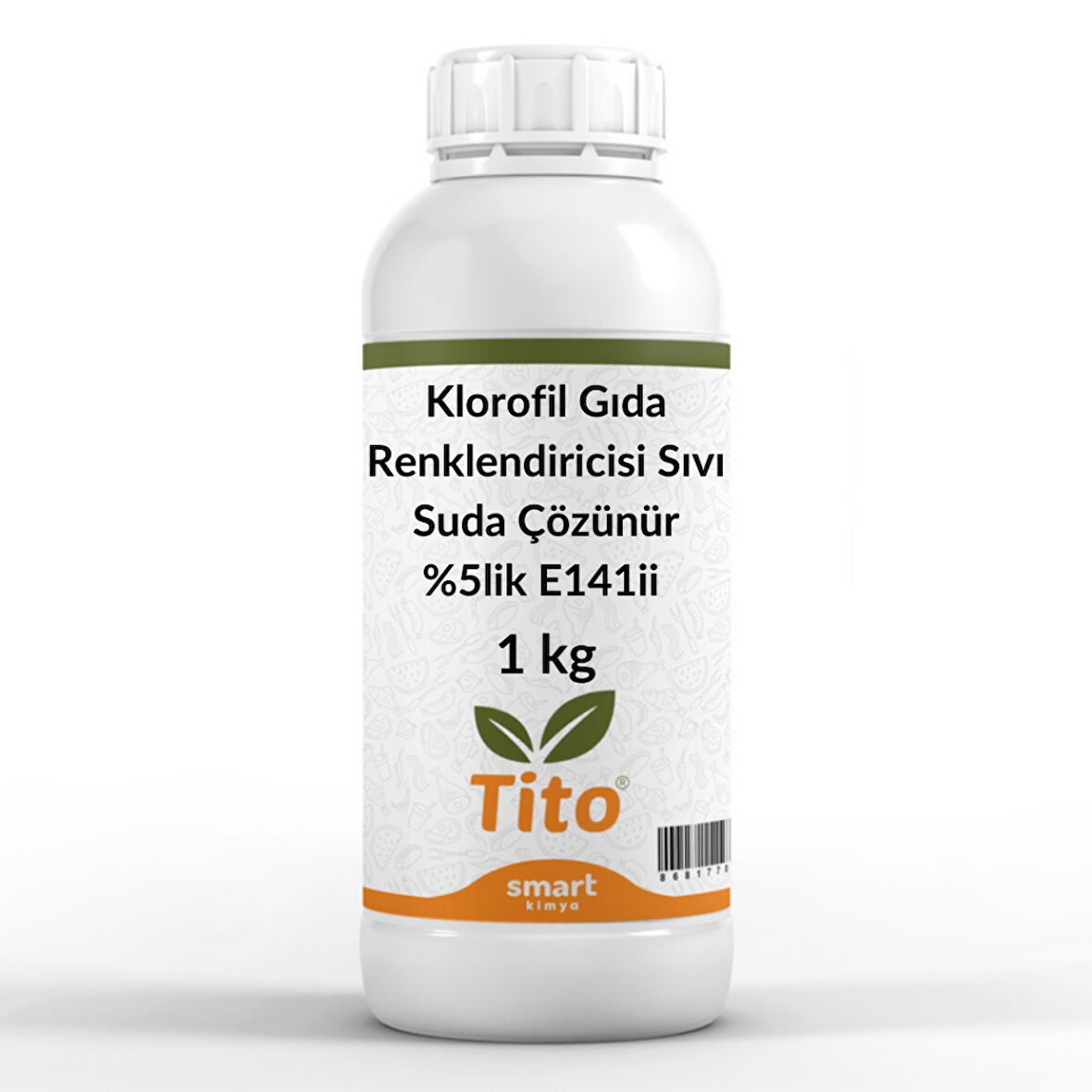 Klorofil Gıda Renklendiricisi Sıvı Suda Çözünür %5lik E141ii 1 kg