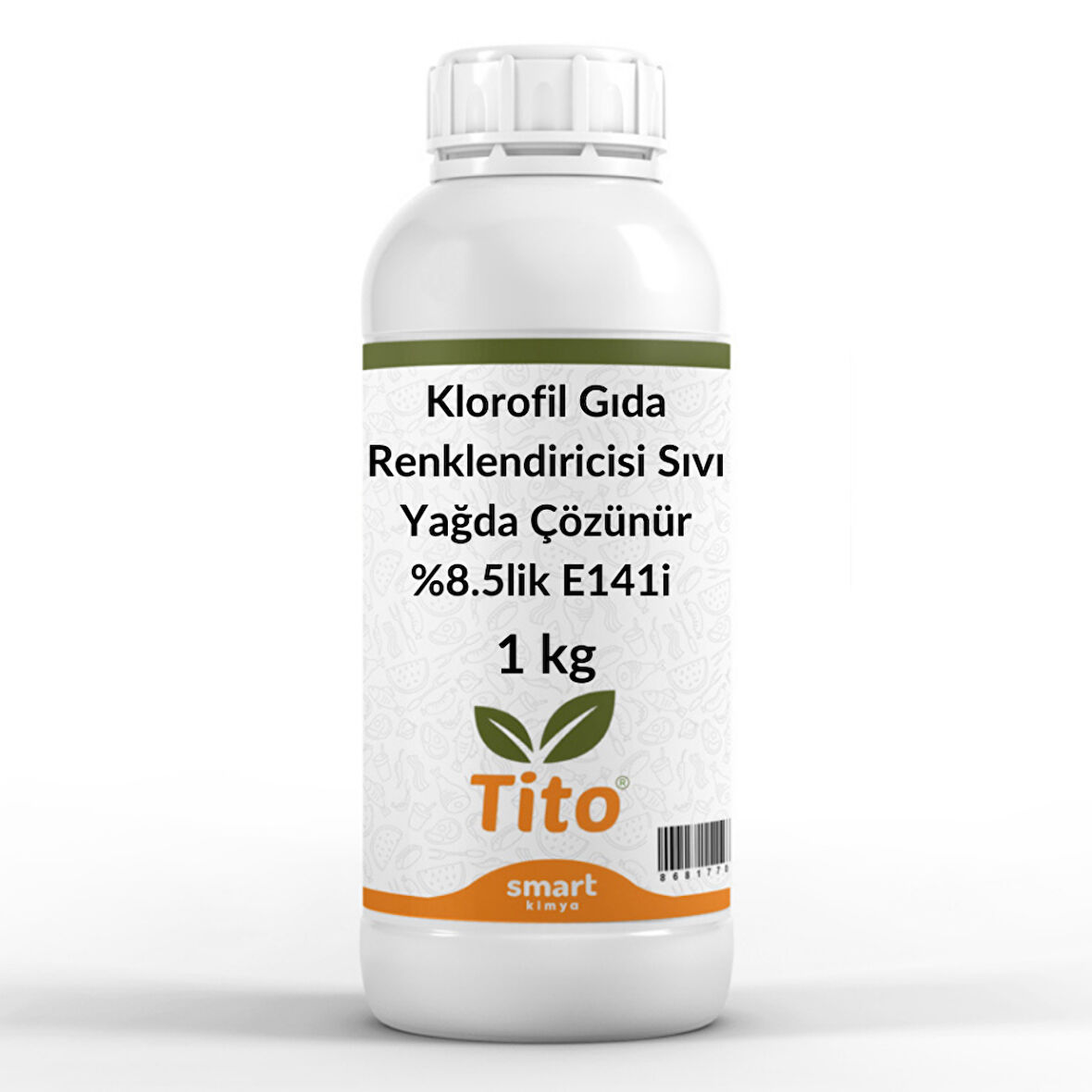 Klorofil Gıda Renklendiricisi Sıvı Yağda Çözünür %8.5lik E141i 1 kg