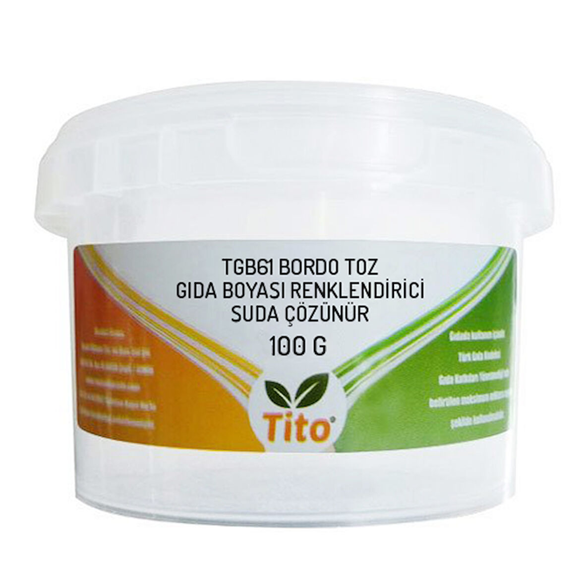 Bordo Gıda Renklendiricisi Toz Suda Çözünür 100 g