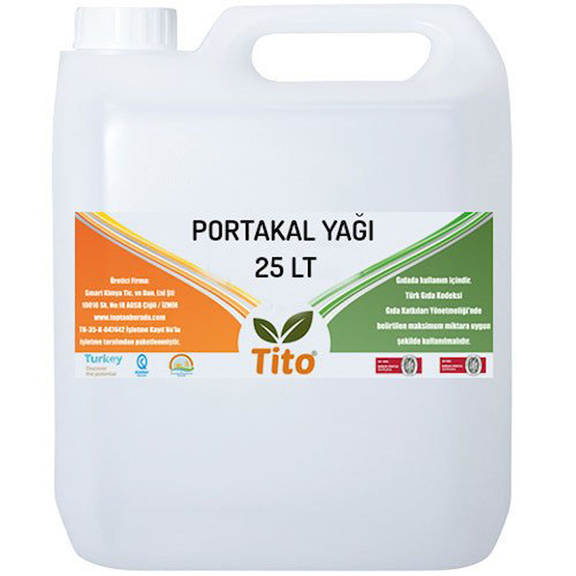 Portakal Uçucu Yağı 25 litre