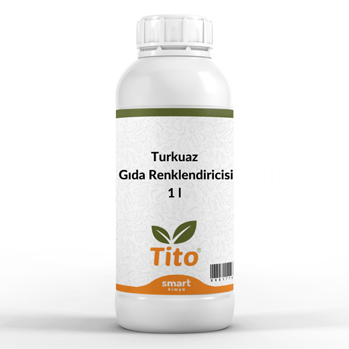 Turkuaz Gıda Renklendiricisi Sıvı Suda Çözünür 1 litre