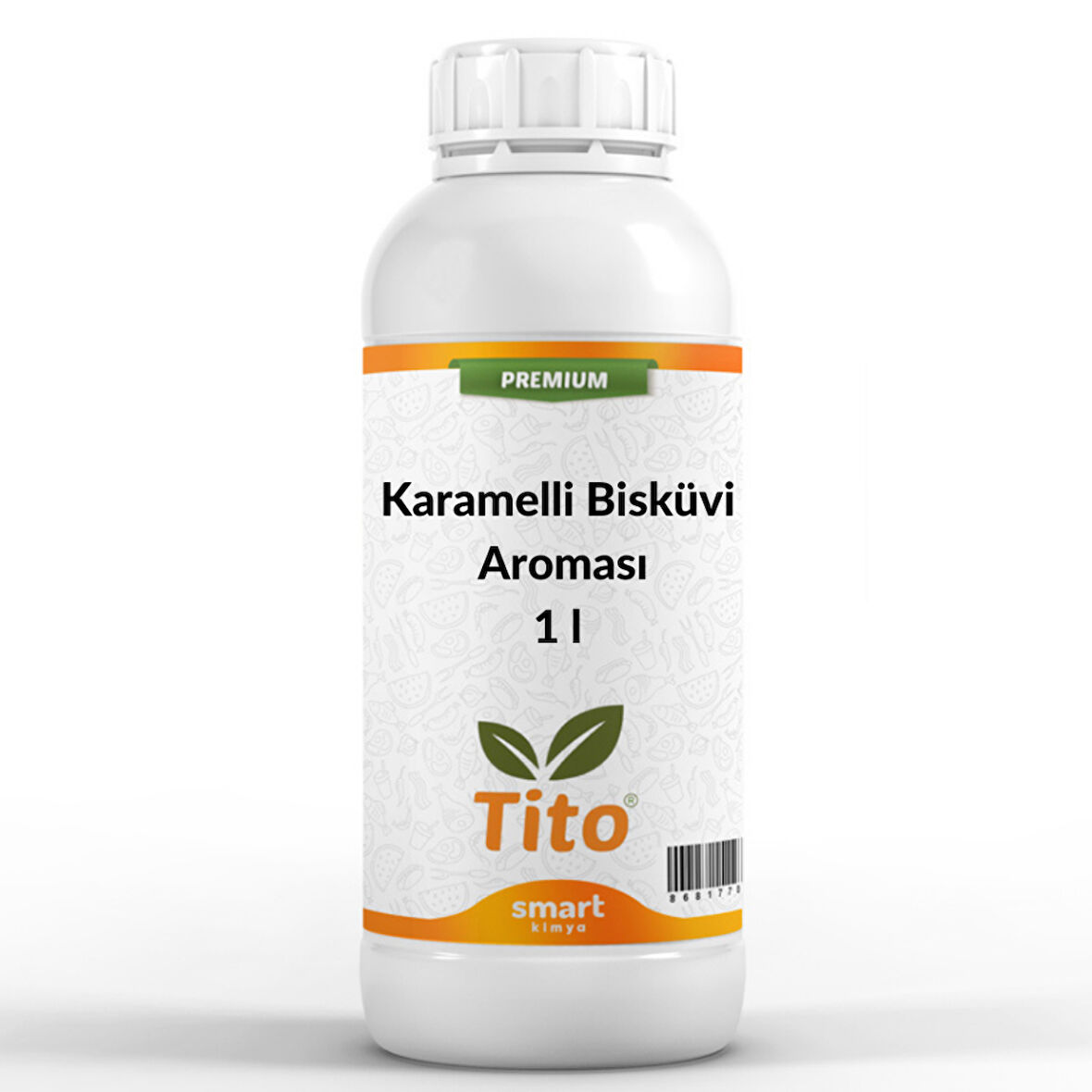 Premium Karamelli Bisküvi Aroması 1 litre