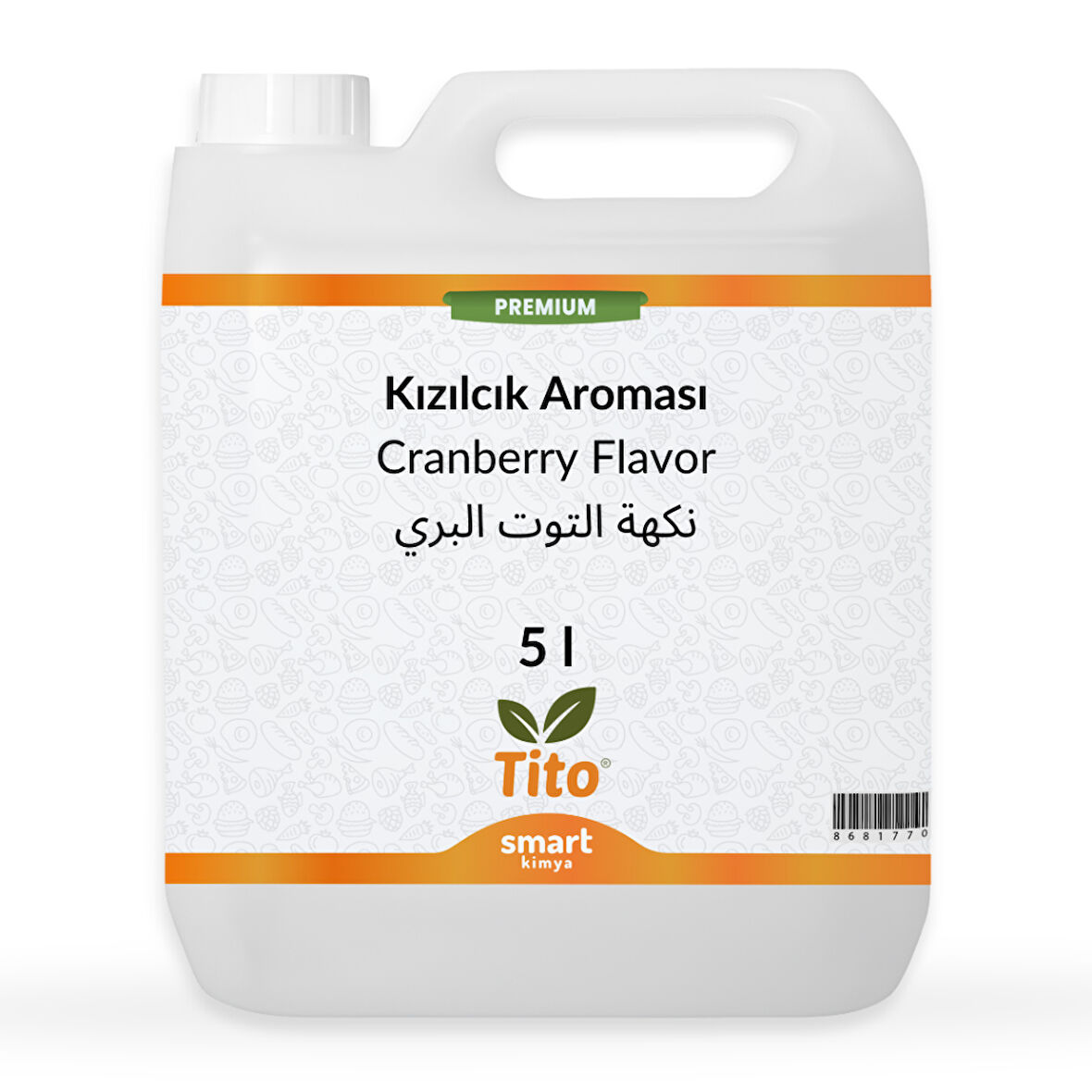 Premium Kızılcık Aroması 5 litre