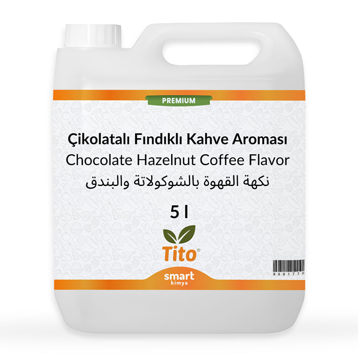 Premium Çikolatalı Fındıklı Kahve Aroması 5 litre