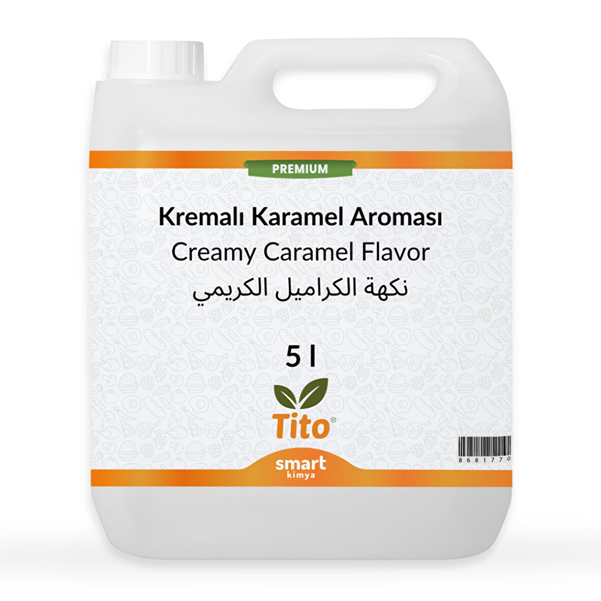 Premium Kremalı Karamel Aroması 5 litre