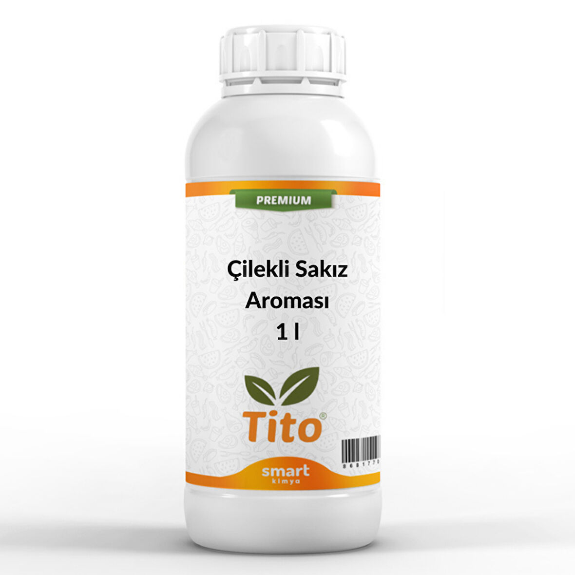 Premium Çilekli Sakız Aroması 1 litre