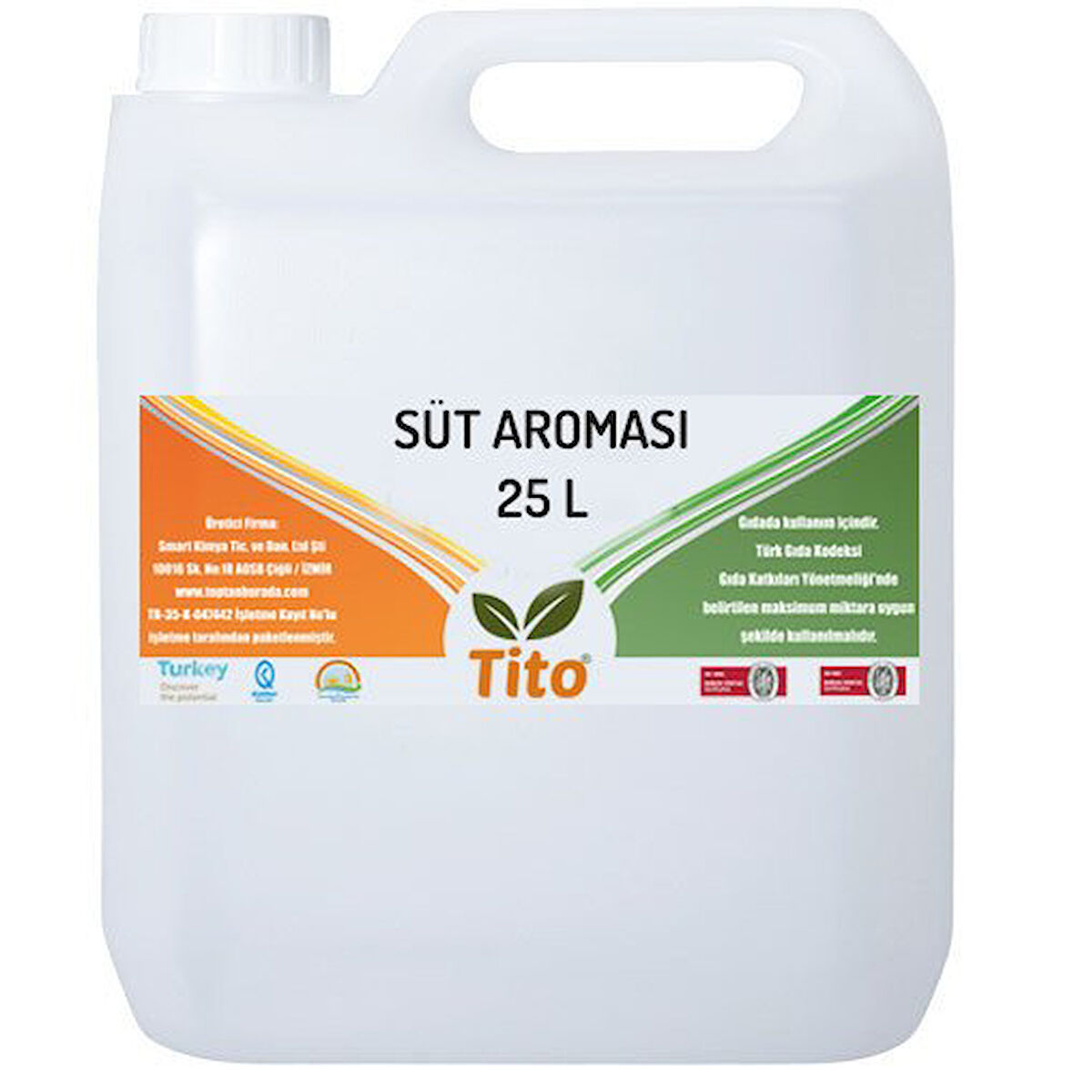Süt Aroması 25 litre