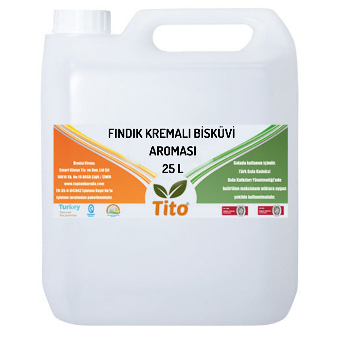 Fındık Kremalı Bisküvi Aroması 25 litre