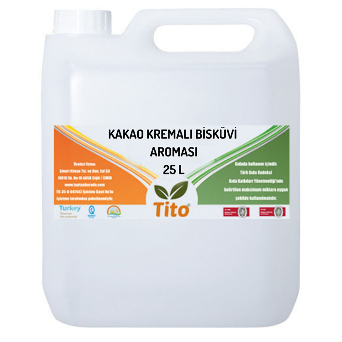 Kakao Kremalı Bisküvi Aroması 25 litre