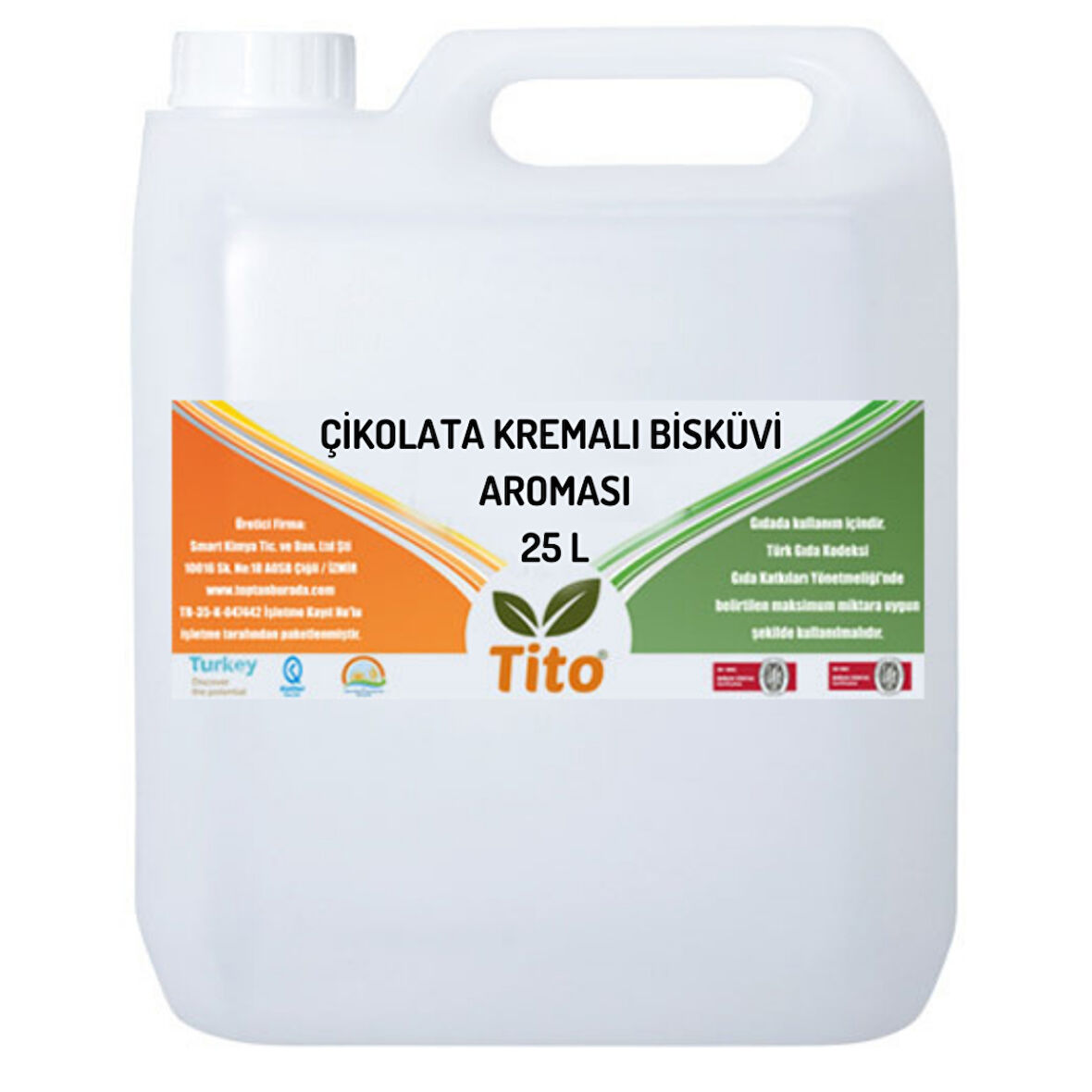 Çikolata Kremalı Bisküvi Aroması 25 litre