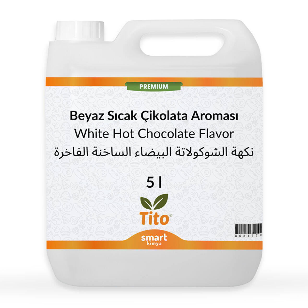 Premium Beyaz Sıcak Çikolata Aroması 5 litre