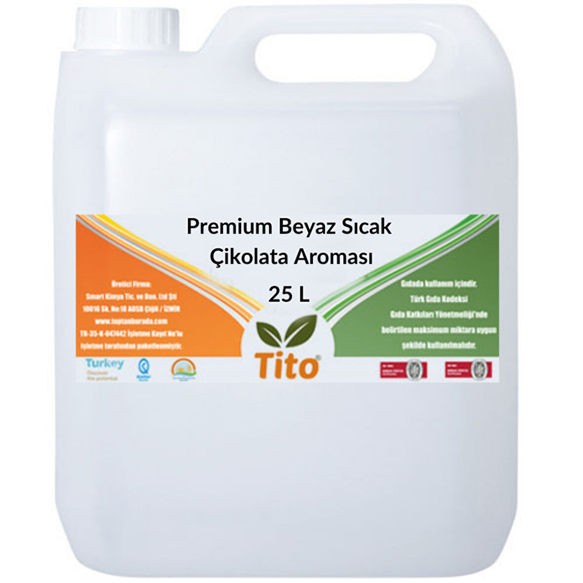 Premium Beyaz Sıcak Çikolata Aroması 25 litre