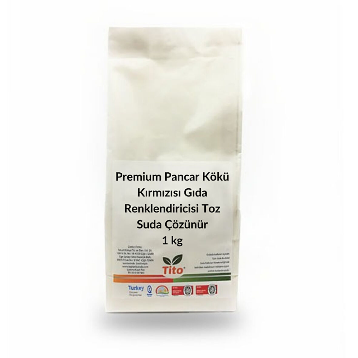 Premium Pancar Kökü Kırmızısı Gıda Renklendiricisi Toz Suda Çözünür E162 1 kg