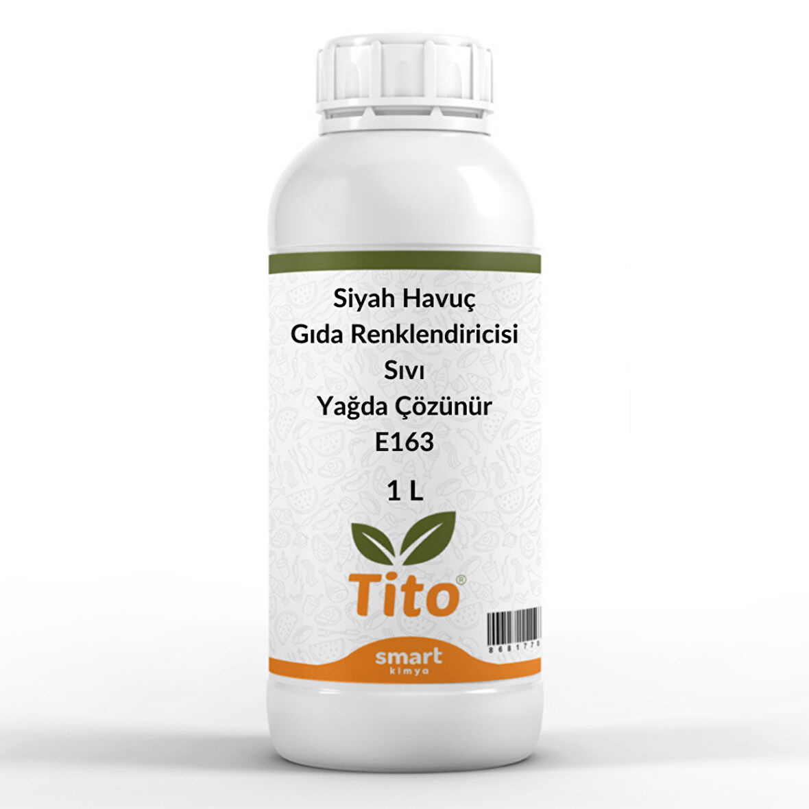 Siyah Havuç Gıda Renklendiricisi Sıvı Yağda Çözünür E163 1 litre