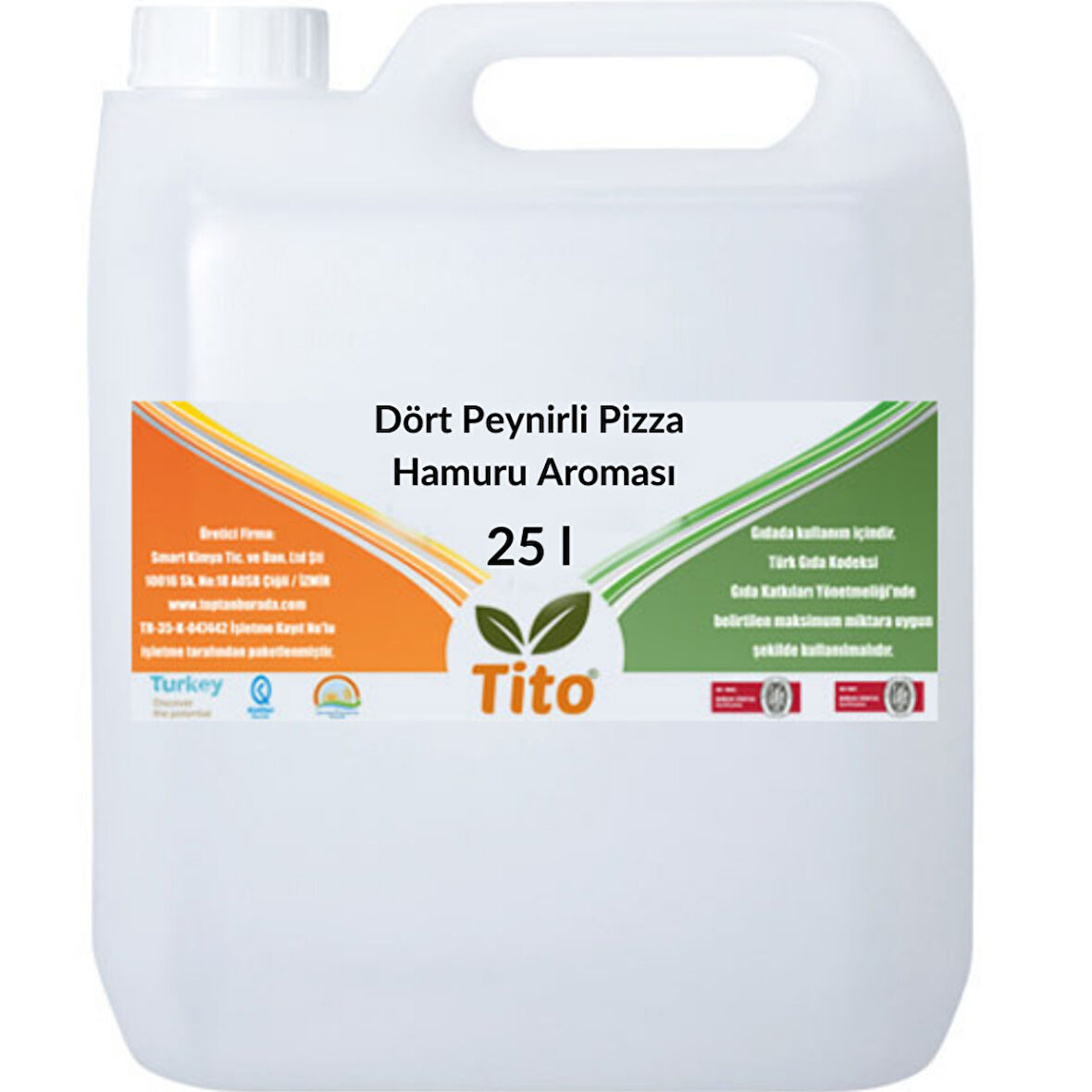 Dört Peynirli Pizza Hamuru Aroması 25 litre