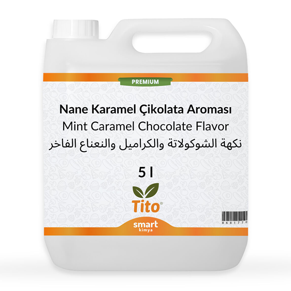 Premium Nane Karamel Çikolata Aroması 5 litre