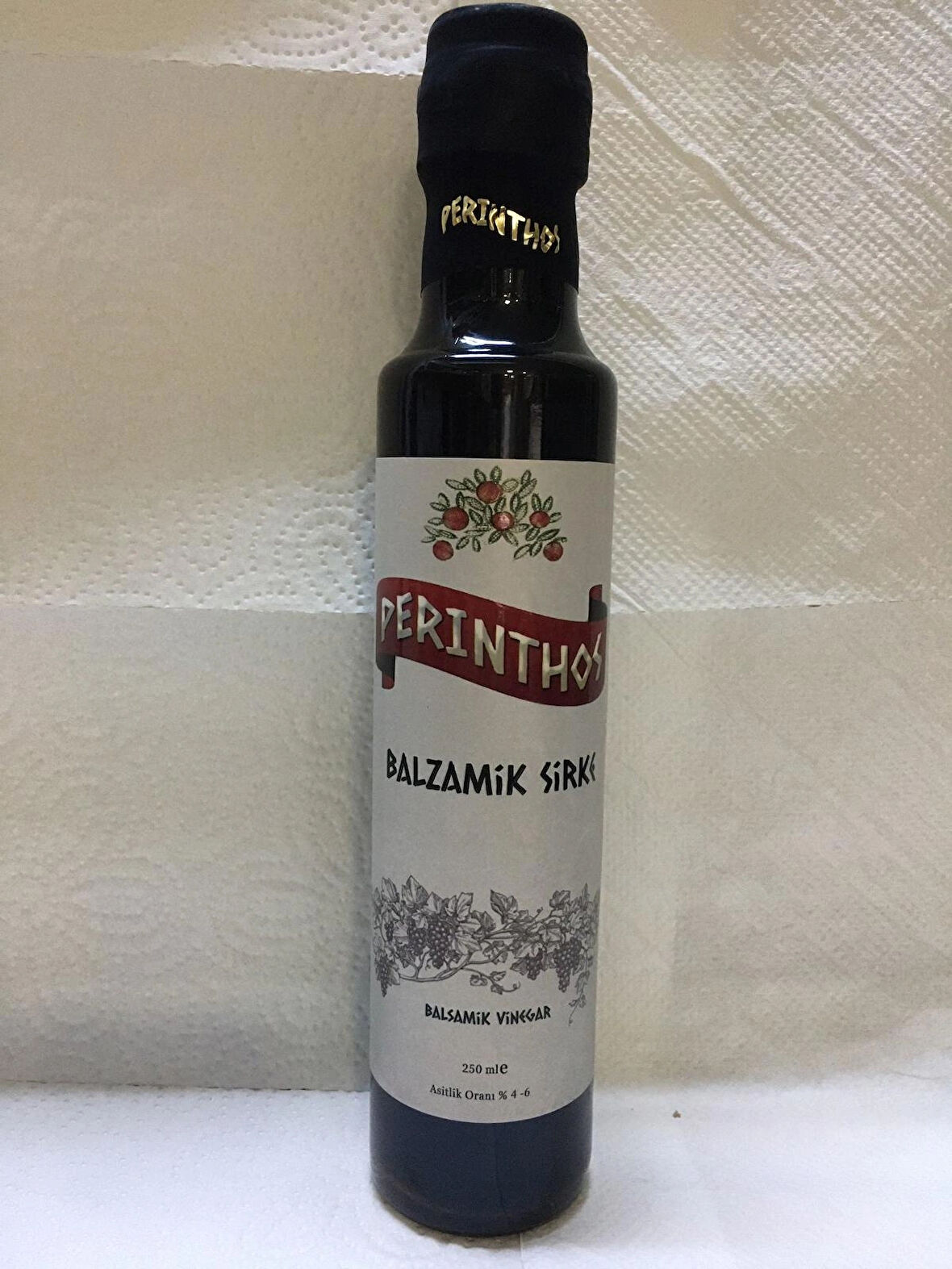 Perinthos Balzamik Sirke 250 ml Cam Şise