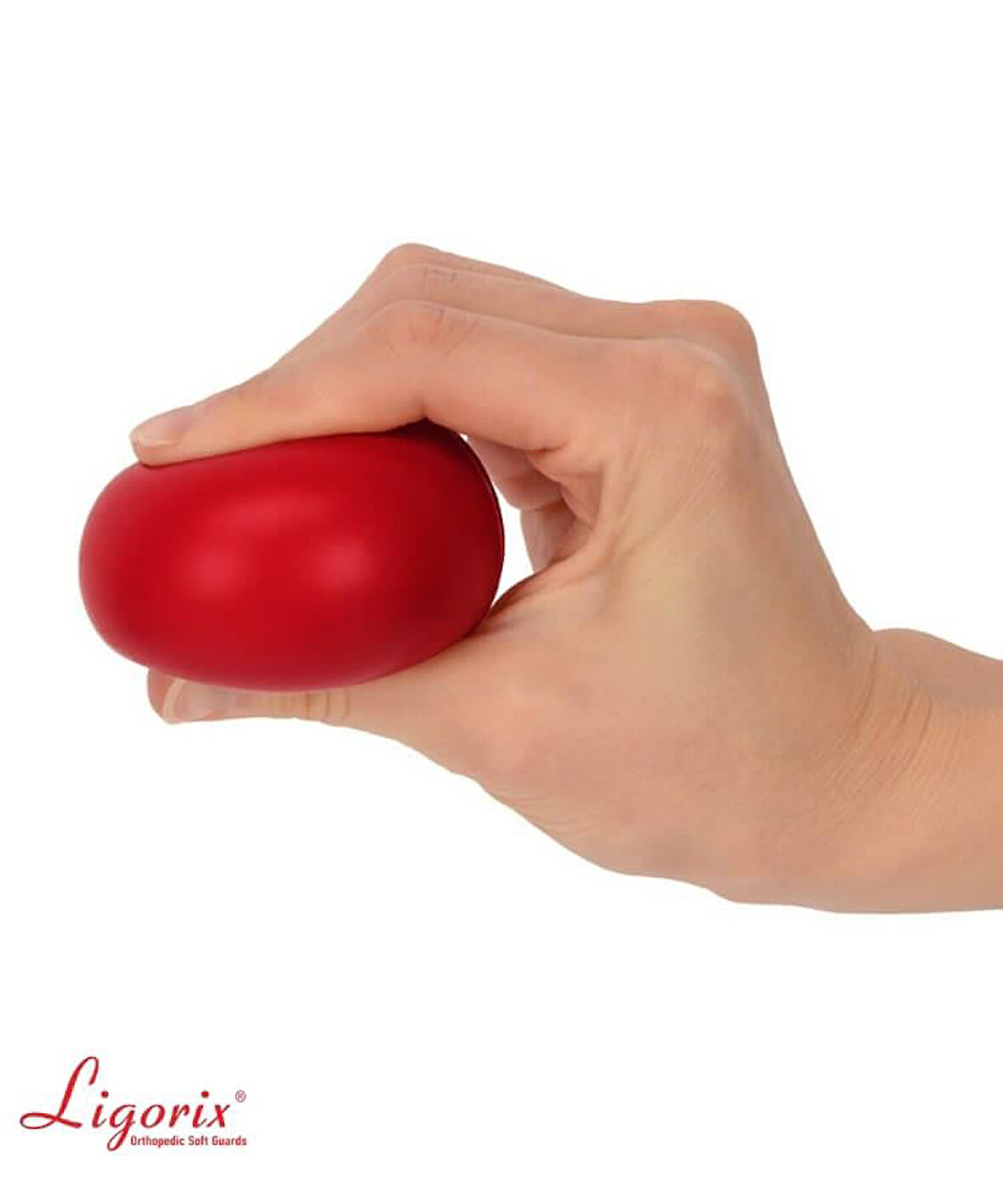 Ligorix Silikon El Terapi Topu Kırmızı Sert