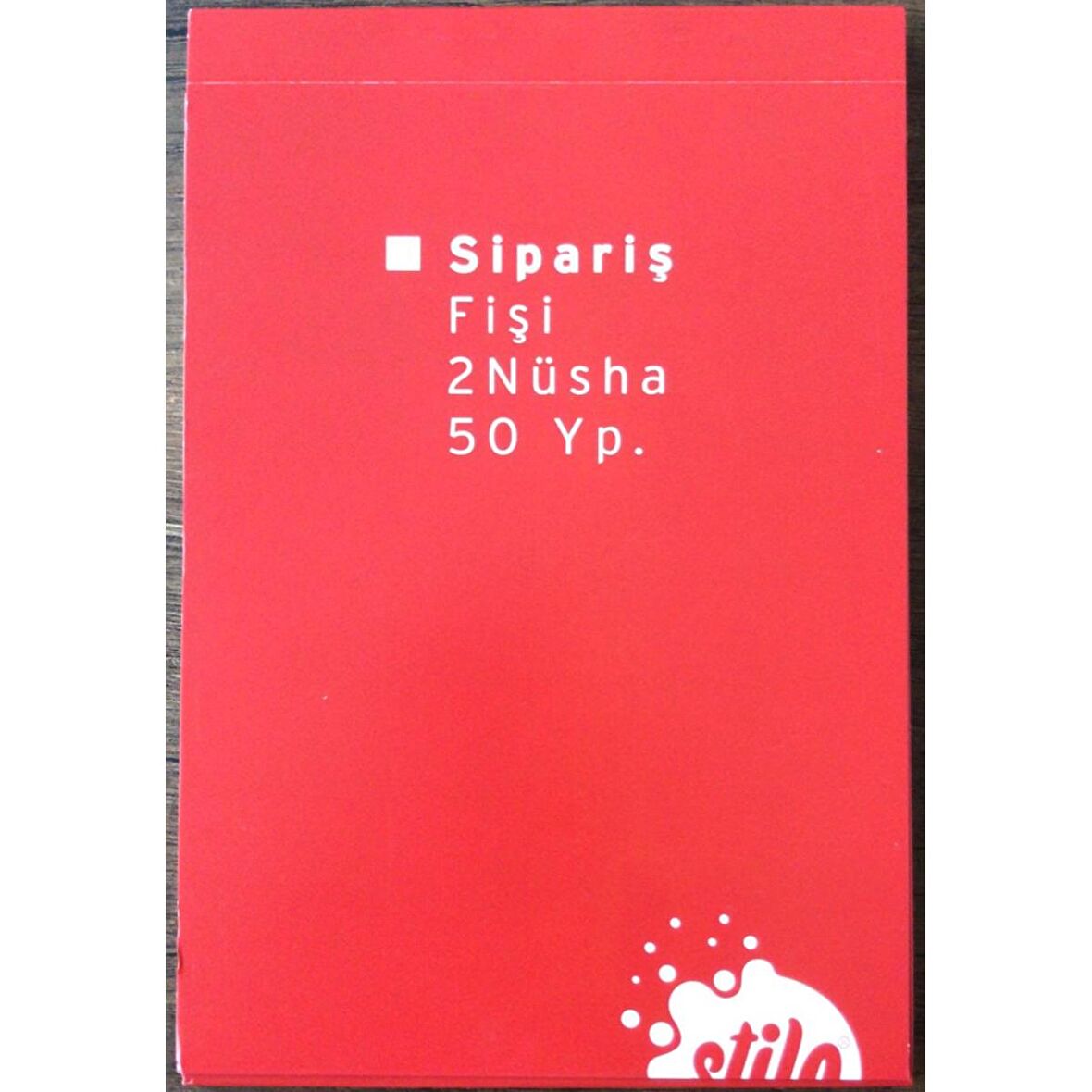 STİLO SİPARİŞ FİŞİ OTOCOPYLİ 2/50Lİ 2 NÜSHA