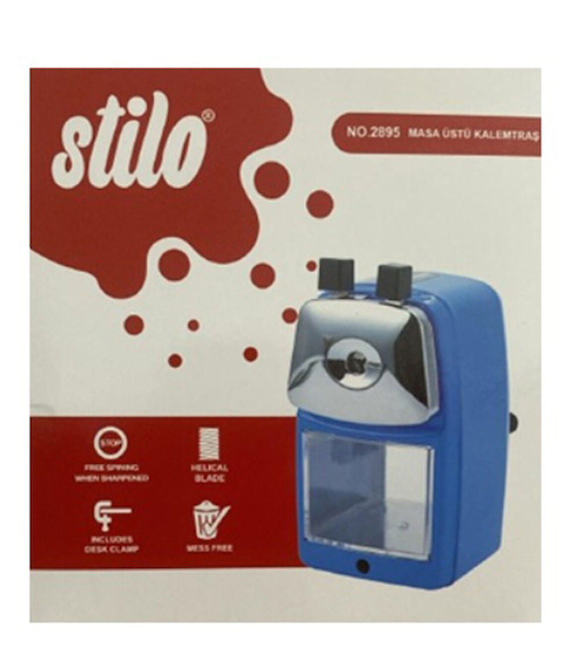 Stilo Masa Üstü Kollu Kalemtıraş